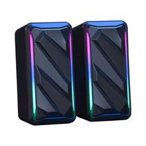 Caixa de Som Multimídia 10W RMS LED USB P2 Knup KP-RO849