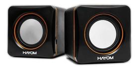 Caixa de Som Multimídia 6w Hayom USB/P2 - KM2501 Caixa de Som Multimídia 6w Hayom USB/P2 - KM2501