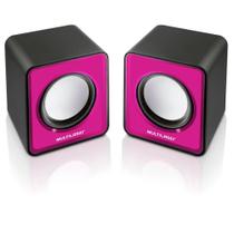 Caixa de Som Multimidia Usb 3w Rms Pc Rosa
