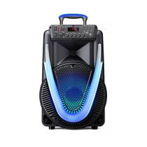 Caixa de Som NEHC Hitbox II Portátil 600w RGB V Rádio Recarregável Gravador 2023