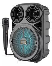 Caixa de som oscar box 20w c01 microfone xdg64