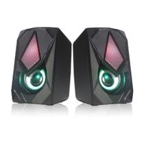 Caixa de Som p/ PC 2.0 C3Tech SP-L60 com LED P2