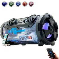 Caixa de Som para churrasco Mp3 Usb Fm Dp2 Bass Extreme Mini Led Canhão Portátil Bluetooth