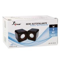 Caixa de Som para Computador e Notebook Knup, USB e P2, 3W RMS, Preta - KP-600