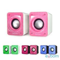Caixa de som para Computador e Smartphone 5W CS 86 Exbom