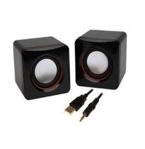 Caixa de Som Para Computador Mini Notebook USB P2 6W GoldenNultra - GoldenUltra