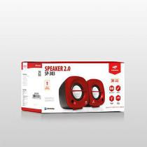Caixa de som para computador speaker 2.0 sp-303rd c3tech