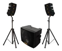 Caixa De Som Para Igreja Line Array Vertical Ativo Sub Csr Caixa De Som Para Igreja Line Array Vertical Ativo Sub Csr
