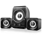 Caixa De Som Para Pc 10 W 2.1 Usb 14 Rms Preta Multilaser