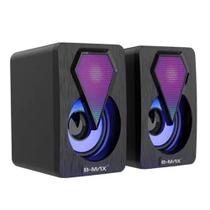 Caixa De Som Para Pc Com Rgb Stereo