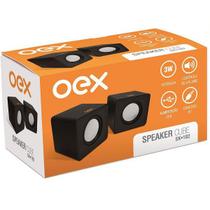 Caixa de Som para PC OEX Cube SK102 Preto