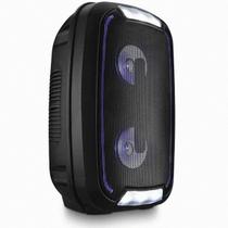 Caixa De Som Party Speaker Neon Double 4 200w Multilaser