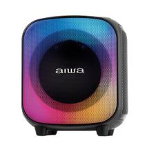 Caixa de Som PartyBox AIWA PB-07 Bluetooth 8H RGB USB TWS Preto