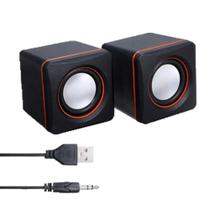 Caixa de som Pc Estéreo 2.0 para Computador Notebook Caixa de som Pc Estéreo 2.0 para Computador Notebook