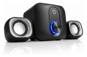 Caixa De Som Pc Notebook Hp Dhs-2111s Com P2 Usb Subwoofer Preto Caixa De Som Pc Notebook Hp Dhs-2111s Com P2 Usb Subwoofer Preto