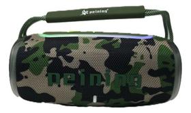 Caixa De Som Peining Pei-238bt Verde 3.7
