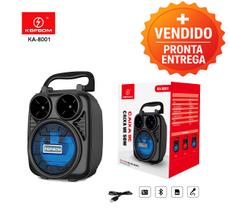 Caixa de Som Portátil 10W Bluetooth LED RGB Recarregavel Rádio FM e Entrada Auxiliar P2 PRETO Caixa de Som Portátil 10W Bluetooth LED RGB Recarregavel Rádio FM e Entrada Auxiliar P2 PRETO