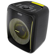 Caixa de som portátil 70W RMS Bluetooth Entrada P10 com Led - BEAT 1000