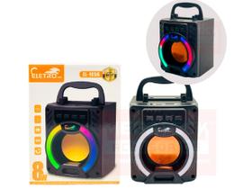 Caixa de Som Portatil 8W EletroMex EL-1056 Bluetooth + Porta Celular