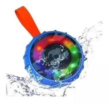 Caixa De Som Portatil À Prova D'água Com Bluetooth Com Led