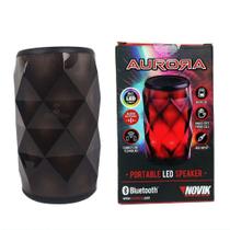 Caixa de som Portátil Aurora Novik Bluetooh Recarregável