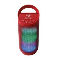 Caixa de Som Portatil Beat Bluetooth 8 WATTS RMS USB 2.0 WMA MP3 Vermelho SP-B50RD C3 TECH - C3Tech