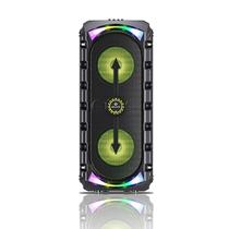 Caixa de Som Portátil Bluetooth 5+5 RMS 100W c/ Microfone Data Print