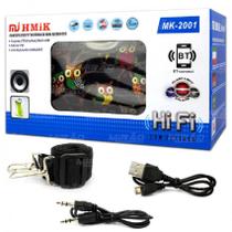 Caixa de Som Portátil Bluetooth 6W MP3 FM - Modelo MK-2001 Caixa de Som Portátil Bluetooth 6W MP3 FM - Modelo MK-2001
