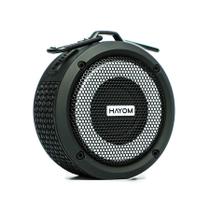 Caixa de som portatil bluetooth com led hayom - cp2701 - ipx7 - à prova d'água