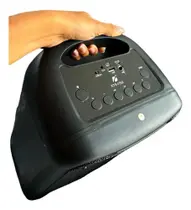 Caixa de som portatil bluetooth com led kts