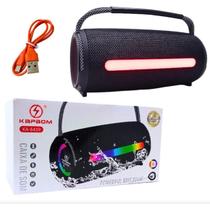 Caixa De Som Portátil Bluetooth Com Led Para Praia