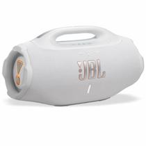 Caixa de Som Portátil Bluetooth JBL Boombox 4 Branca 210 W Graves Potentes Bateria Longa Duração Caixa de Som Portátil Bluetooth JBL Boombox 4 Branca 210 W Graves Potentes Bateria Longa Duração