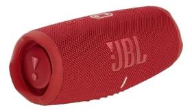 Caixa de Som Portátil Bluetooth JBL Charge 5 Vermelha - 40 Watts