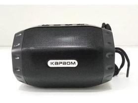 Caixa De Som Portátil Bluetooth Kapbom Preta 5W KA-8510