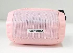 Caixa De Som Portátil Bluetooth Kapbom Rosa 5W KA-8510 Caixa De Som Portátil Bluetooth Kapbom Rosa 5W KA-8510