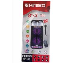 Caixa De Som Portatil Bluetooth Led C/ Microfone Qs-83