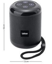 Caixa de som portatil bluetooth preta