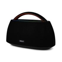 Caixa de Som Portátil Boombox RCA Bluetooth 90W IPX5 Luzes LED RGB Potente Design Minimalista Elegante FR316 Caixa de Som Portátil Boombox RCA Bluetooth 90W IPX5 Luzes LED RGB Potente Design Minimalista Elegante FR316