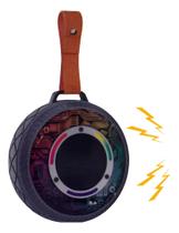 Caixa De Som Portátil Em Formato Pneu Bluetooth 30w - Al653 Caixa De Som Portátil Em Formato Pneu Bluetooth 30w - Al653