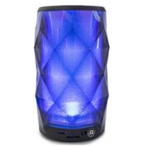 Caixa de Som Portátil Exbom 3W Galaxia Cristal Led Rgb