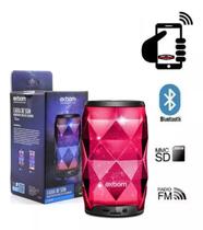 Caixa de Som Portátil Exbom CS-M54BT Bluetooth Led FM/USB/SD