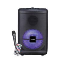 Caixa de Som Portátil Gedi Black 150W Rms USB Bluetooth Rádio Fm Sumay Caixa de Som Portátil Gedi Black 150W Rms USB Bluetooth Rádio Fm Sumay