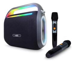 Caixa De Som Portátil Imenso X40pro 120w Rgb 2 Microfones Sem Fio
