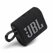 Caixa de Som Portátil JBL GO 3 À Prova Dágua IPX 67 Bluetooth 4.2W RMS Preto