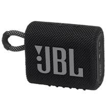 Caixa de Som Portátil JBL Go 3 Bluetooth À Prova De Poeira e Água  Preto