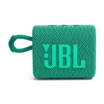 Caixa de som portatil jbl go 3 eco verde ip67 bluetooth 4.2w rms jblgo3ecogrn