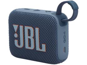 Caixa de Som Portátil JBL GO 4, Bluetooth, 4.2w RMS, Até 7h, Azul - JBLGO4BLU