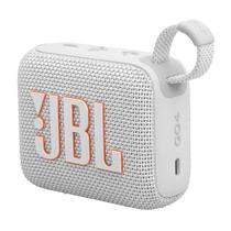 Caixa de som Portátil JBL Go 4 Bluetooth - Branca