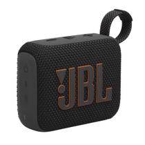 Caixa de Som Portátil JBL Go 4 - Bluetooth - IP67 À Prova Dágua - 4,2W RMS - JBLGO4BLK