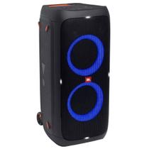 Caixa de Som Portátil JBL Party Box 310 Bluetooth LED USB 240 Wrms Bateria 18hrs